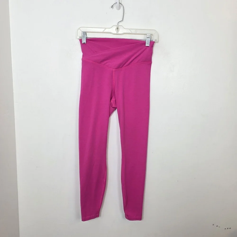 Old Navy Active Pink Power Chill Extra High Rise 7/8 Leggings Size Small‎ - Picture 2 of 5